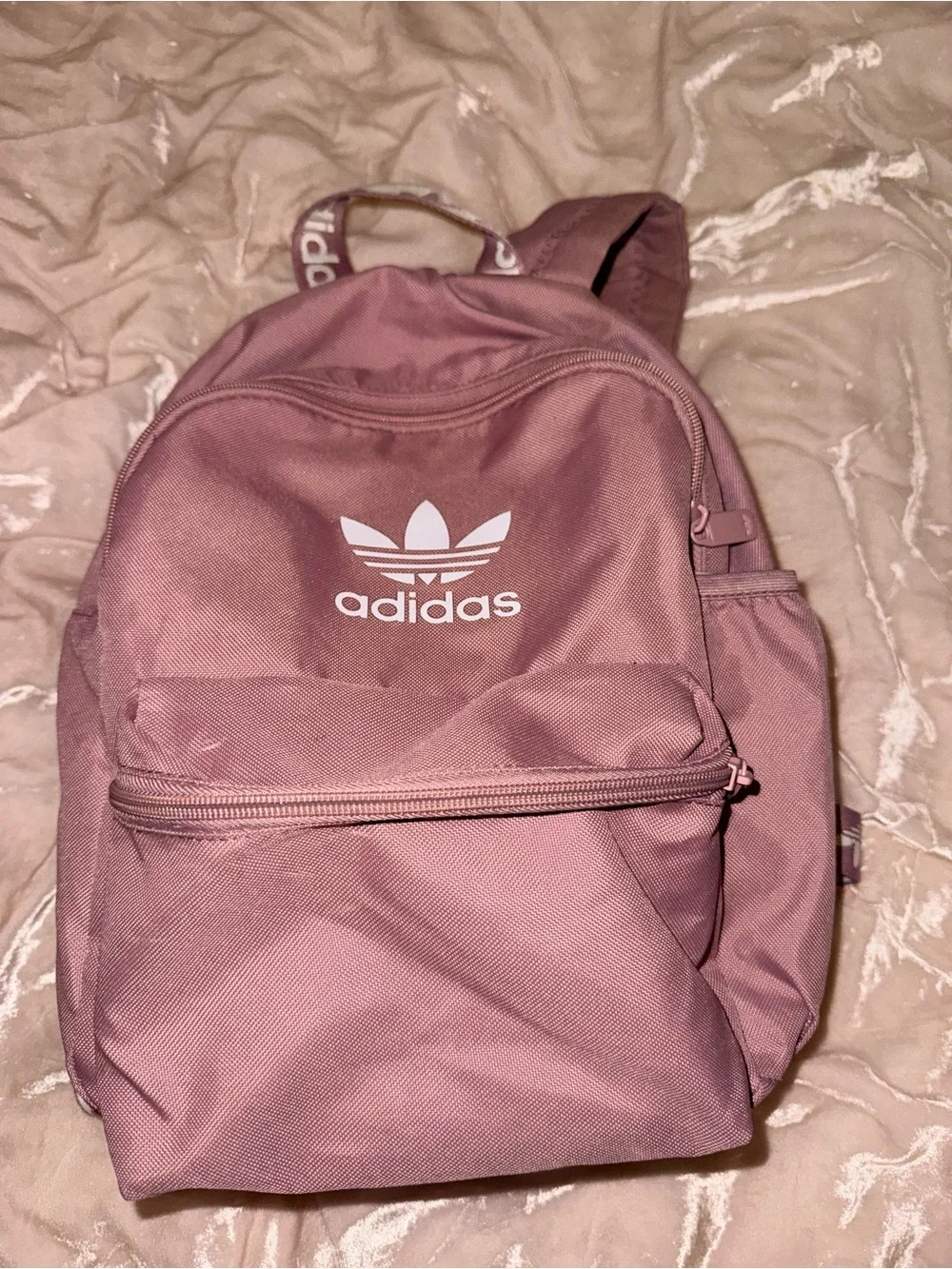 adidas Dusty Pink Trefoil mini backpack - Picture 3 of 4